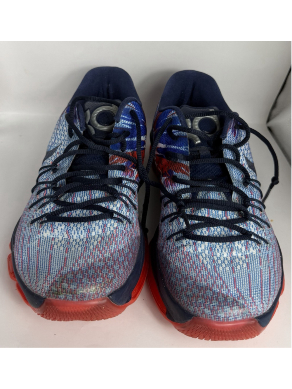 Nike KD 8 Independence Day Basketball Shoes. Men’s Size 10.5 Red White Blue